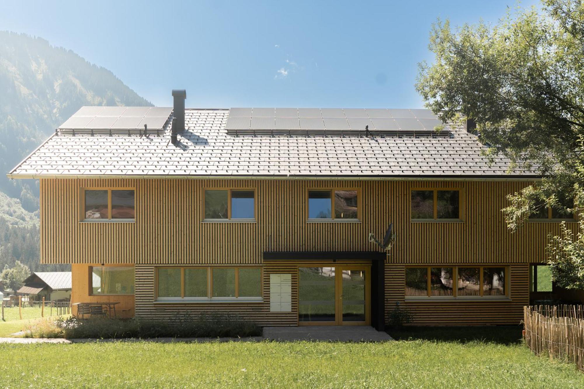 Haus Kanabe Schoppernau Exteriör bild
